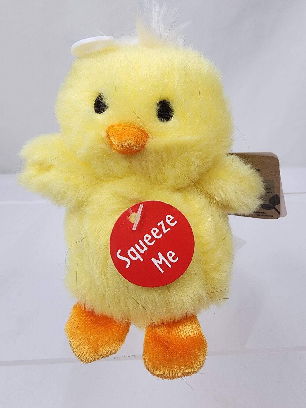 Aurora 2024 Yellow Chirpin' Chicks 3" Plush Stuffed Animal Toy w/Sound NWTs